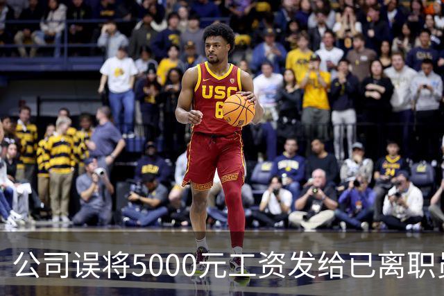 公司误将5000元工资发给已离职员工，对方迟迟不肯退还，经调解，双方商定：每月还800元，直至全部还完；法官提醒不当得利或面临诉讼